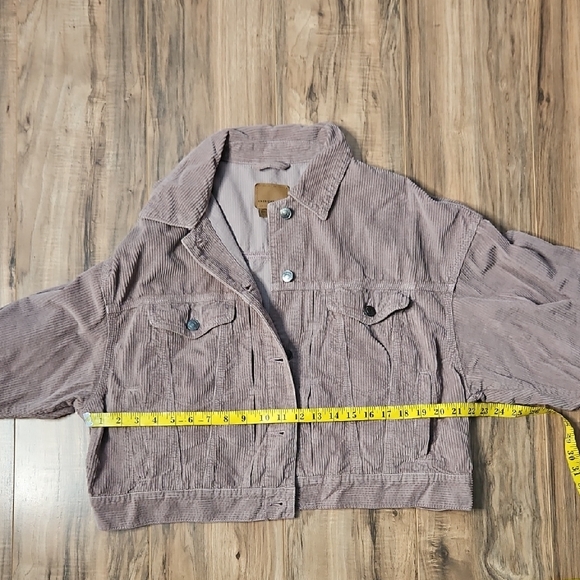 American Eagle Outfitters Women's Corduroy Jacket - Mauve Large - Picture 6 of 8